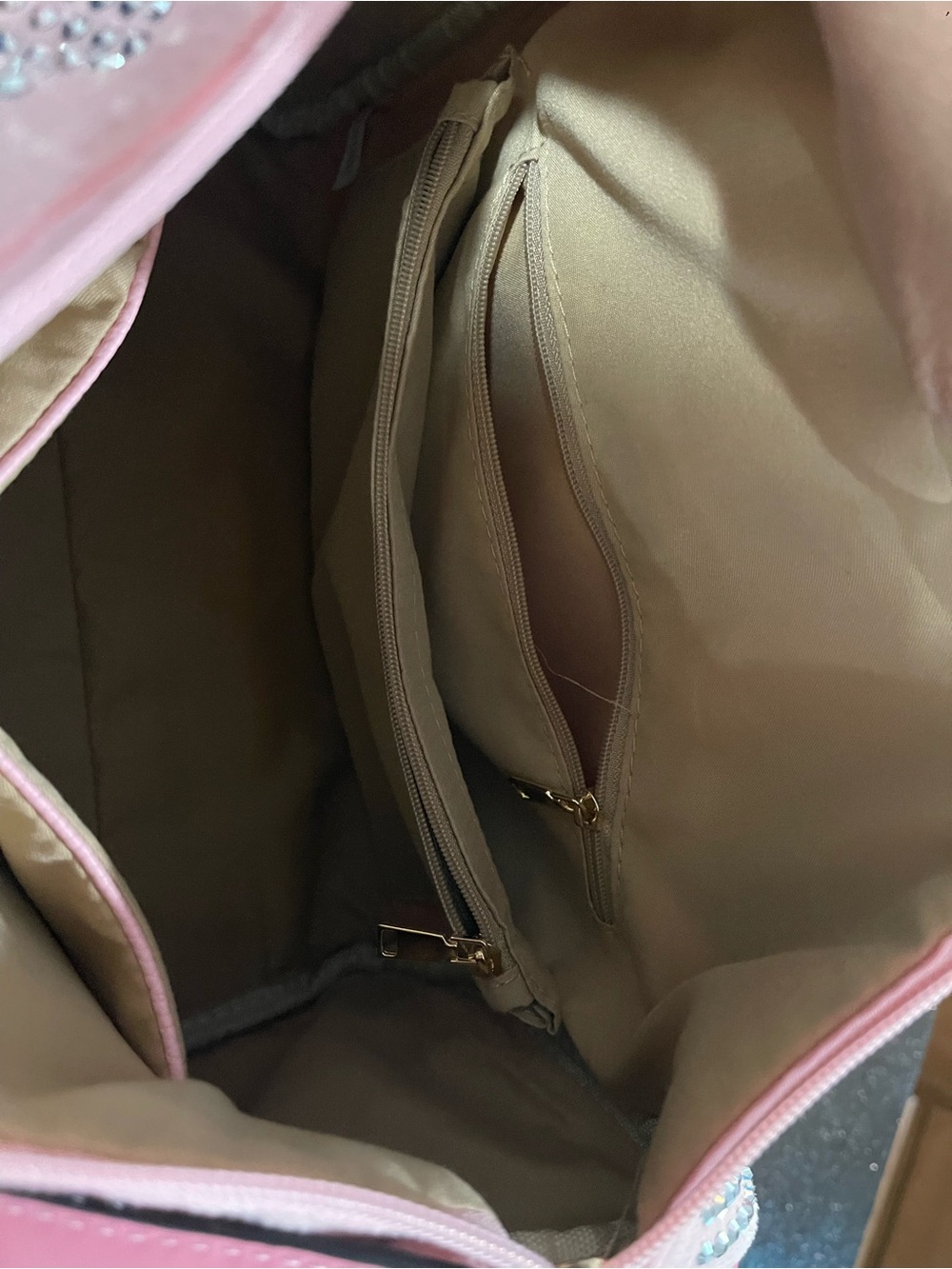 Pink Crystal-Embellished Satchel Bag - Picture 12 of 13